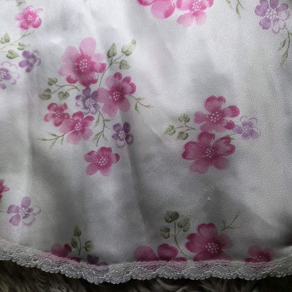 Vintage Chantilly Maidensform Floral Satin Lace Camisole Cami Size 36 Romantic - Picture 3 of 8